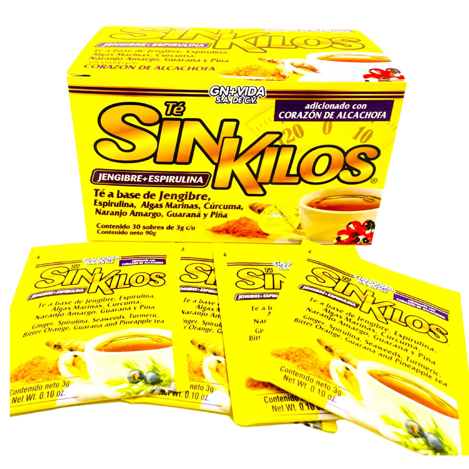 SinKilos Detox Tea GN+Vida Powerful Antioxidant Cleansing Tea 30 tea bags