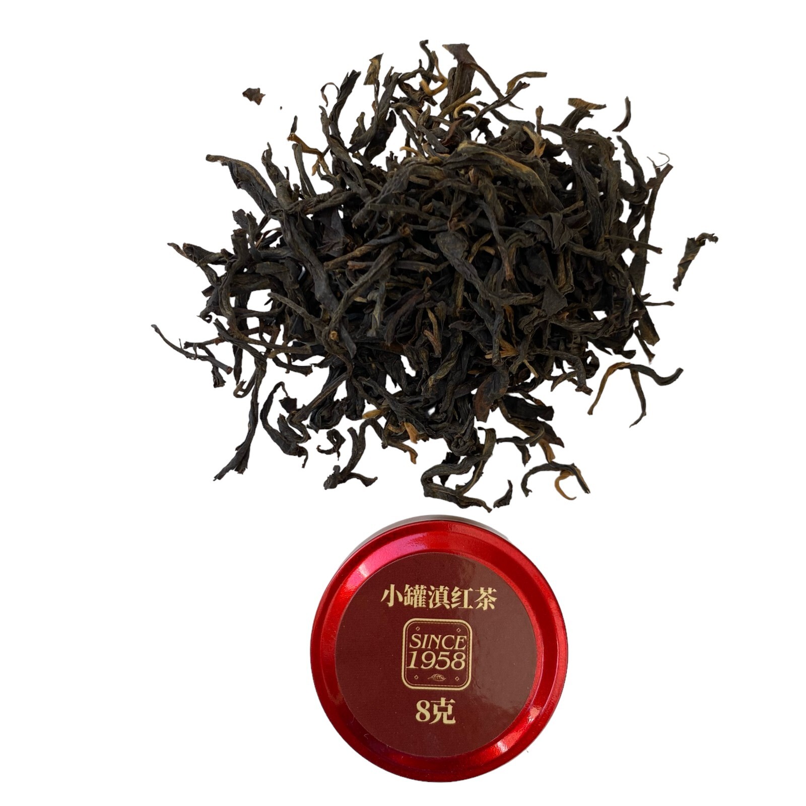 Yunnan Dian Hong Black Tea/Ripe Aged Pu-erh Tea (Fermented) Old Tree Loose Leaf