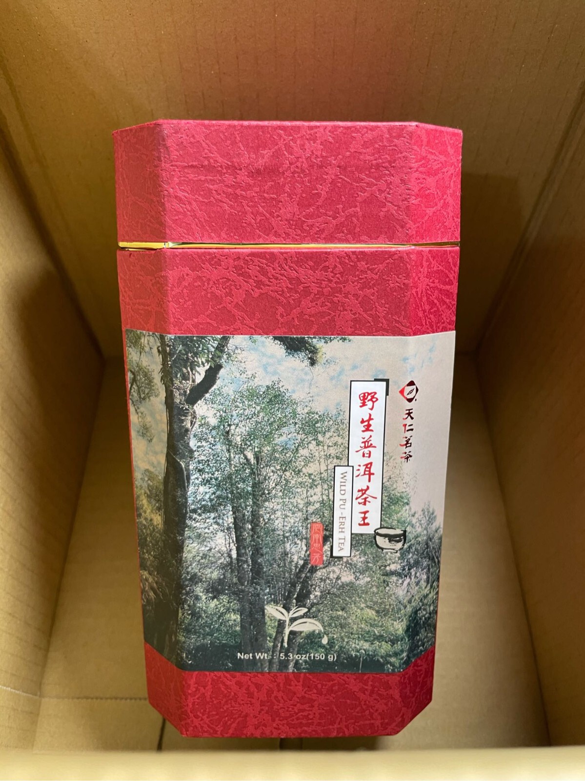 NEW Ten Ren TEA WILD PU-ERH (PU’ER) TEA 天仁茗茶野生普洱茶王 (150g) TENREN