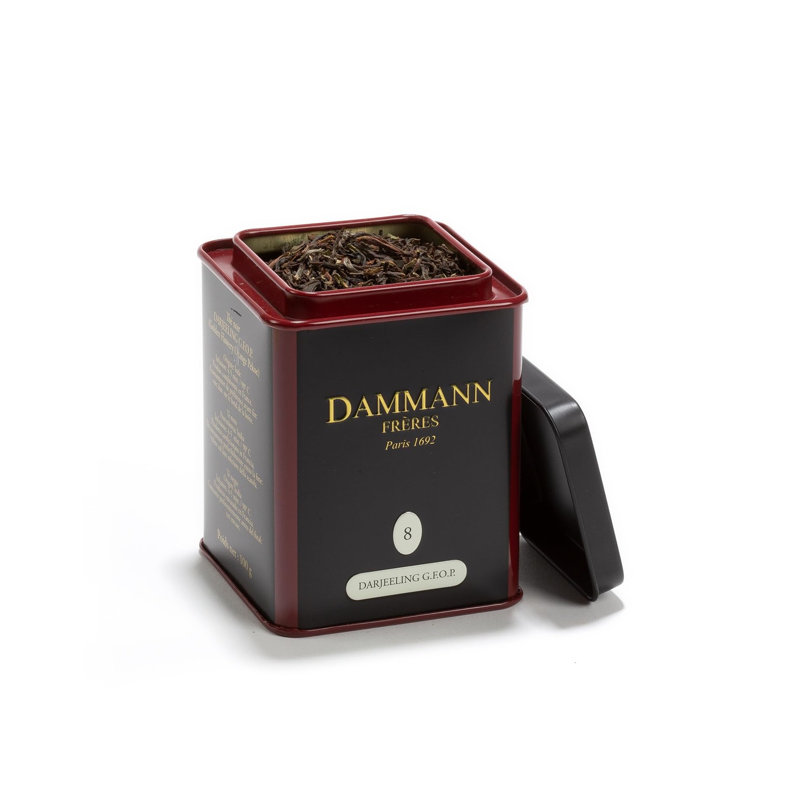 Dammann Freres Loose Leaf, India Darjeeling Premium Gourmet Black French Tea,…