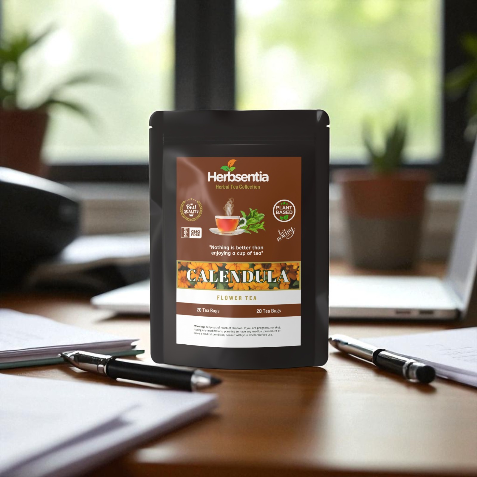 Herbsentia Calendula Tea – Skin and Immune System (Premium)