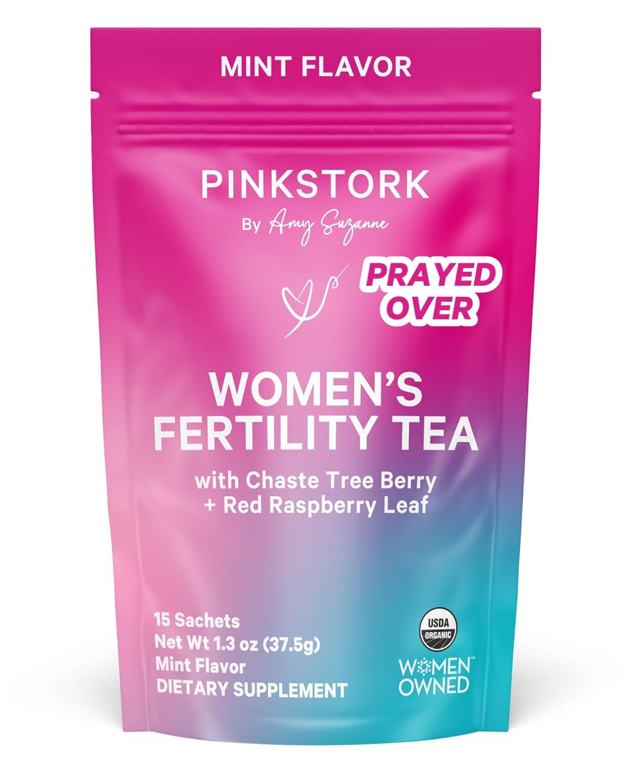 Organic Fertility Tea Women Herbal Blend Natural Support Tea Bag Hormone Support