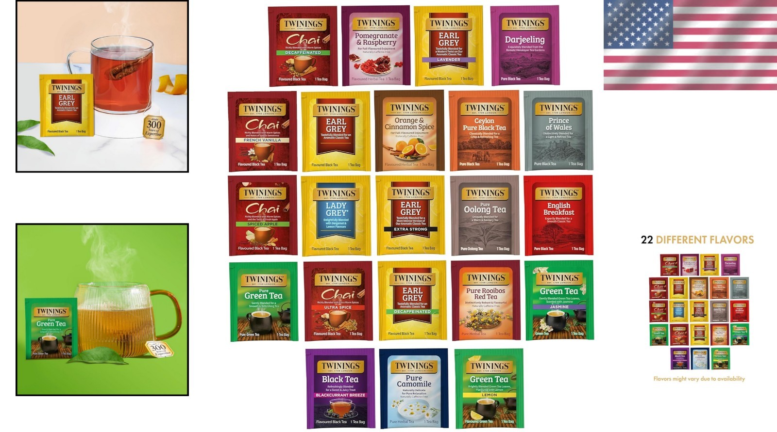 Tea Lover’s Delight: 22 Count Assorted Tea Bag Sampler for Any Occasion