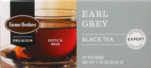 Exotic British Black Tea 25 Bags Gluten Free Full Flavor with Bergamot Oil