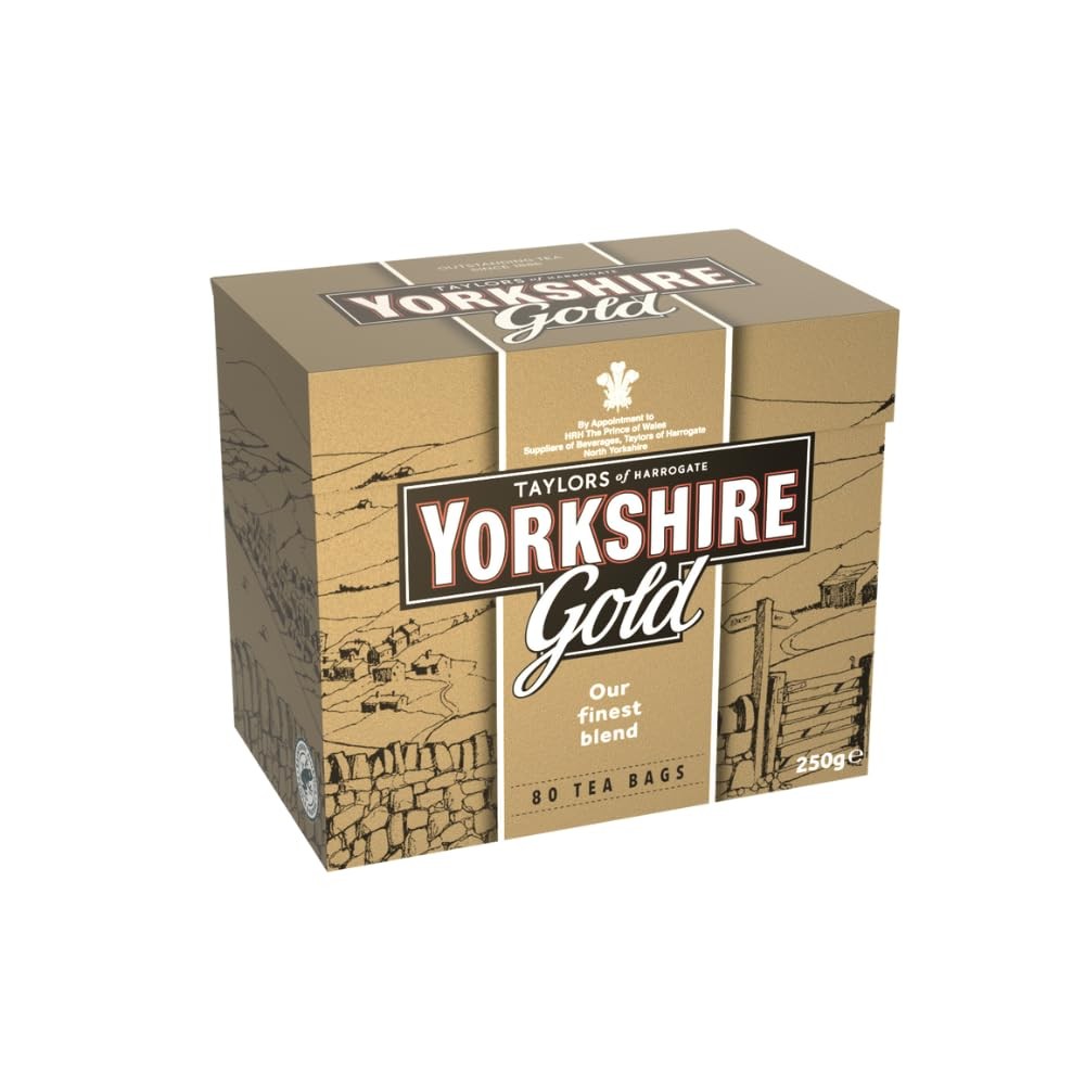Taylors of Harrogate Yorkshire Gold, 80 Teabags (Packaging may vary)
