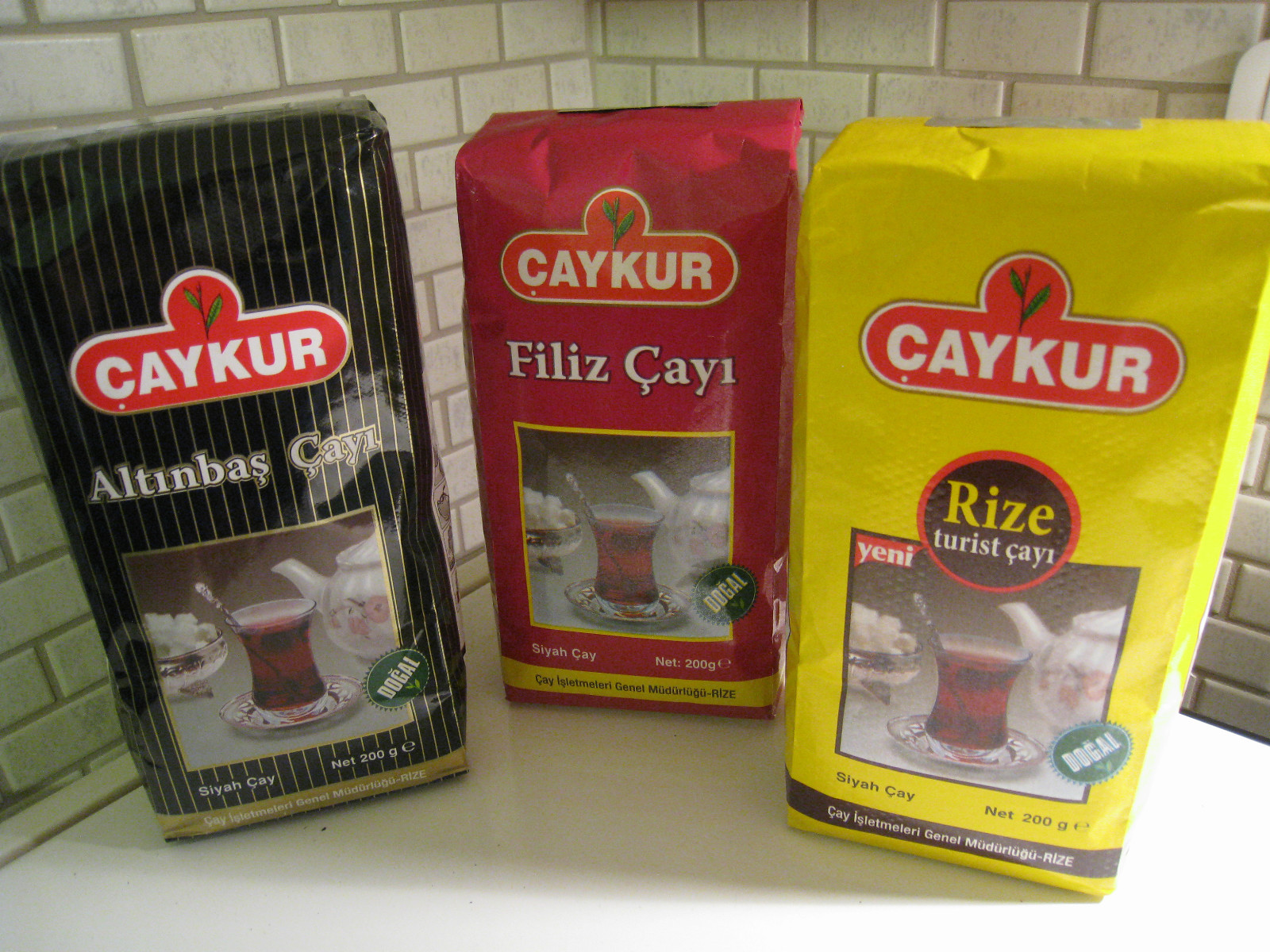 CAYKUR AUTHENTIC TURKISH BLACK TEA,Rize Tourist,Altinbaş,Filiz,Cay Cicegi 200gr.