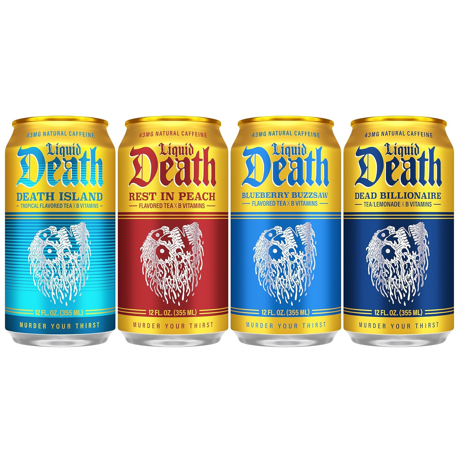 Iced Tea – Modern Variety, Less Sugar*, Boost of Caffeine, B Vitamins, No Artifi