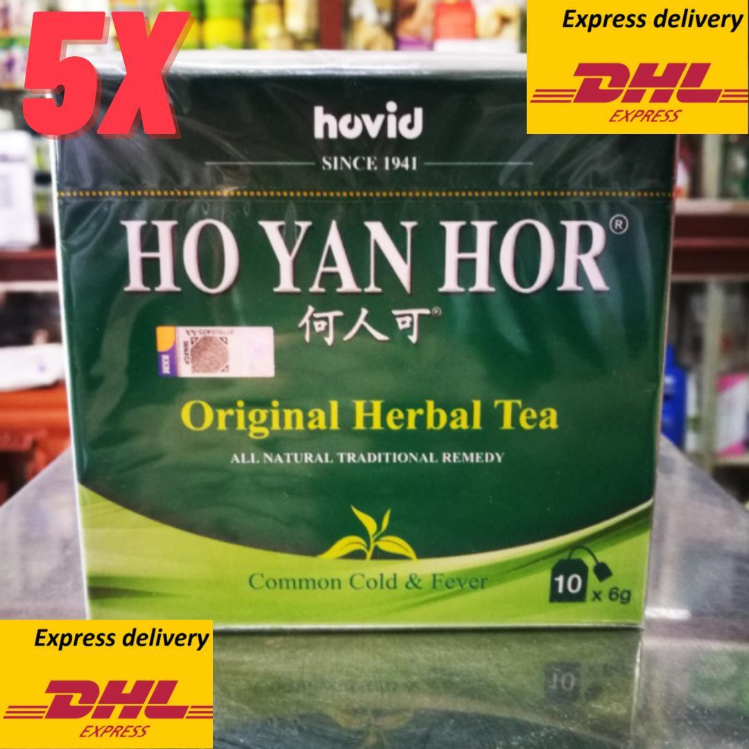 5 Packs New Ho Yan Hor Herbal Tea 6g X 10s Original Herbal Tea – Fast Ship Dhl