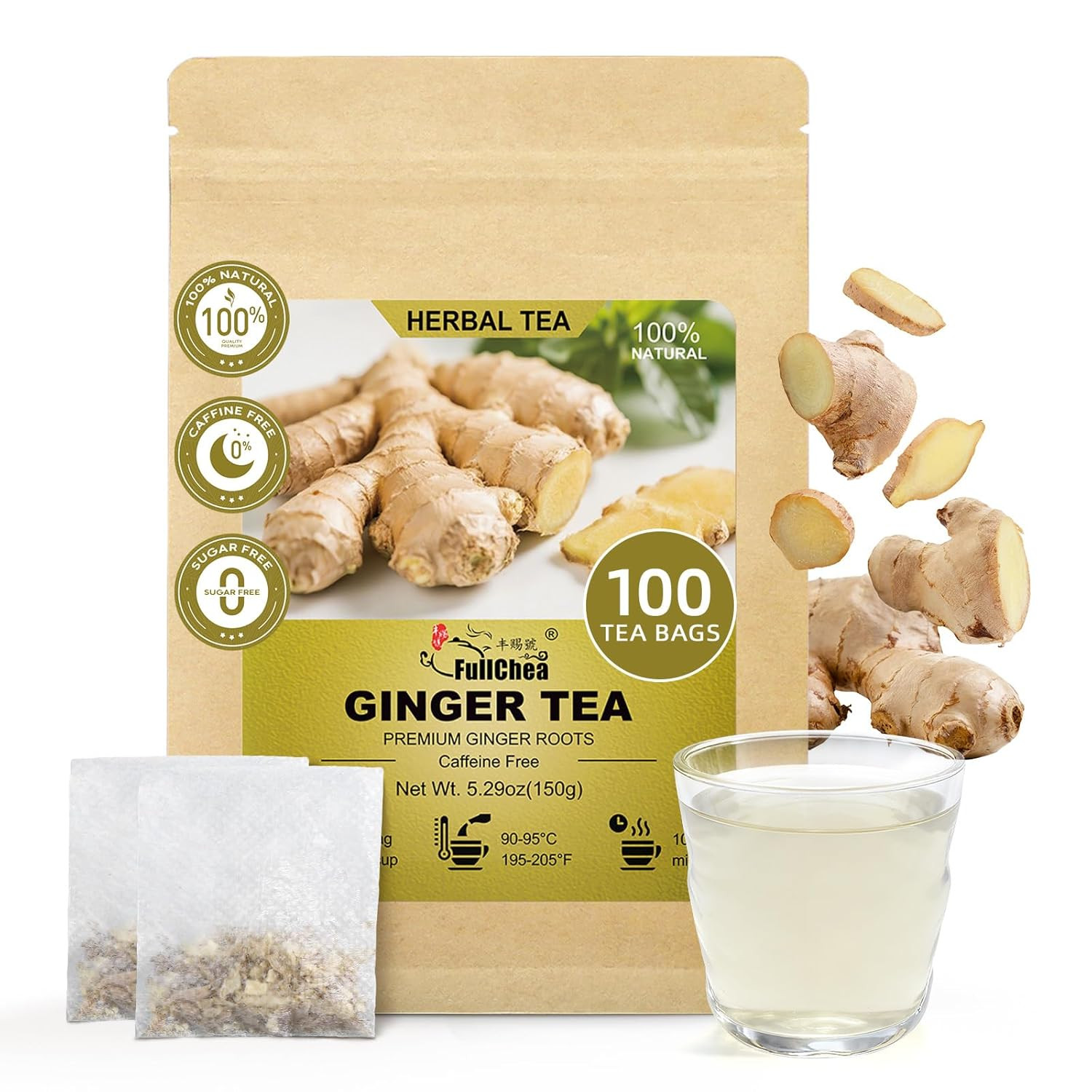 – Barley Tea, 4G X 50 Count – Premium Natural Roasted Barley Grain – Mild Baking