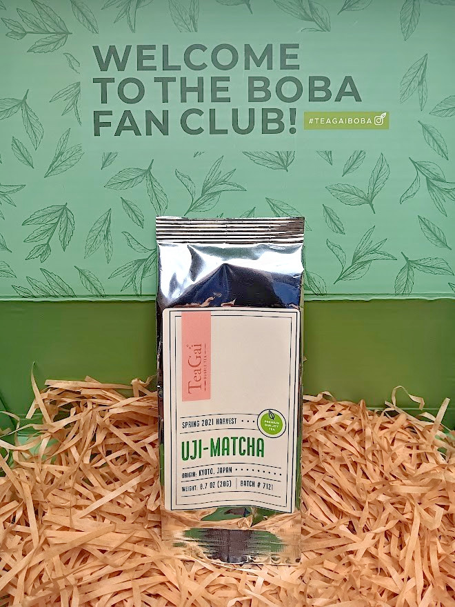 TeaGal Bubble Tea Kit w/ 4 Reusable Straws Earl Grey Black Jasmine Green