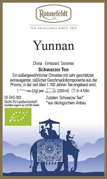 Ronnefeldt Loose Leaf Tea – Yunnan (Bio Organic) – 100 g