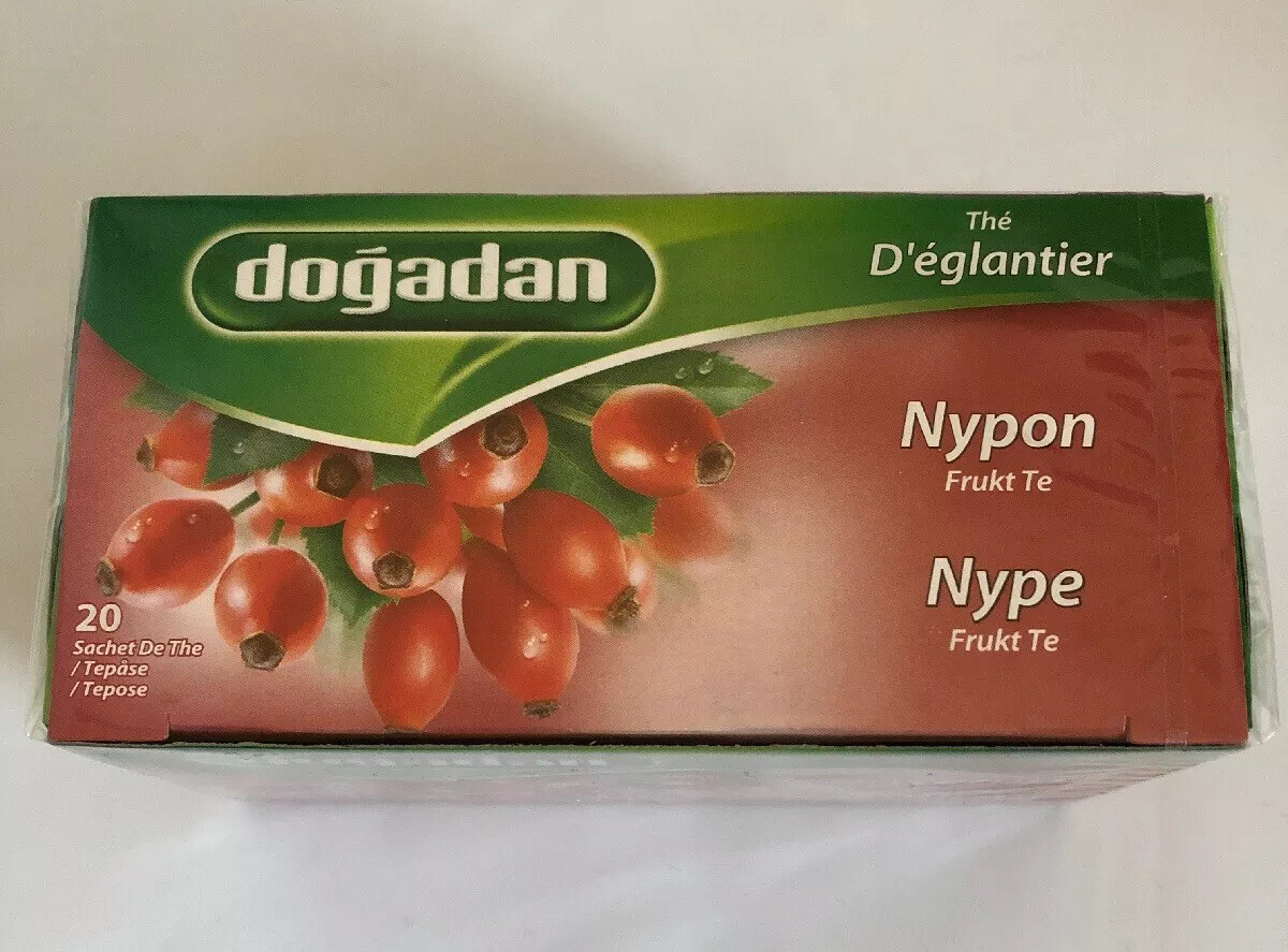 Dogadan Rosehip Fruit (Kusburnu)Tea 20 Tea Bags New