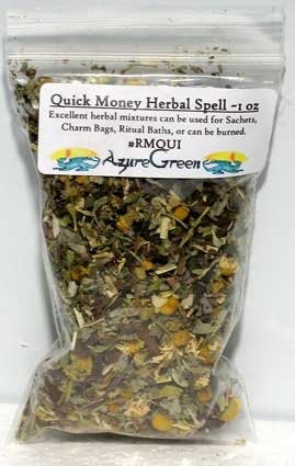 1 Ounce Spell Herb Mix: Quick Money (RMQUI)