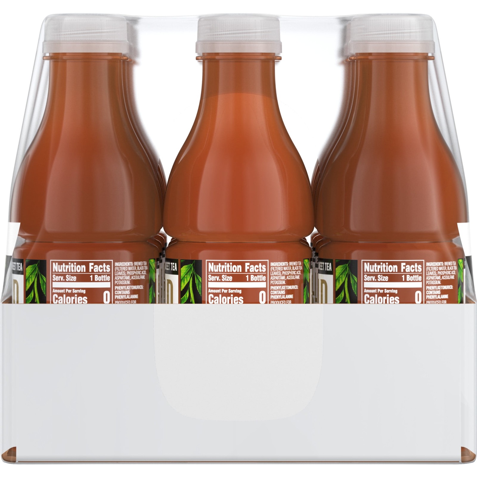 Gold Peak Zero Sugar Sweet Tea Bottles, 16.9 fl oz, 12 Pack
