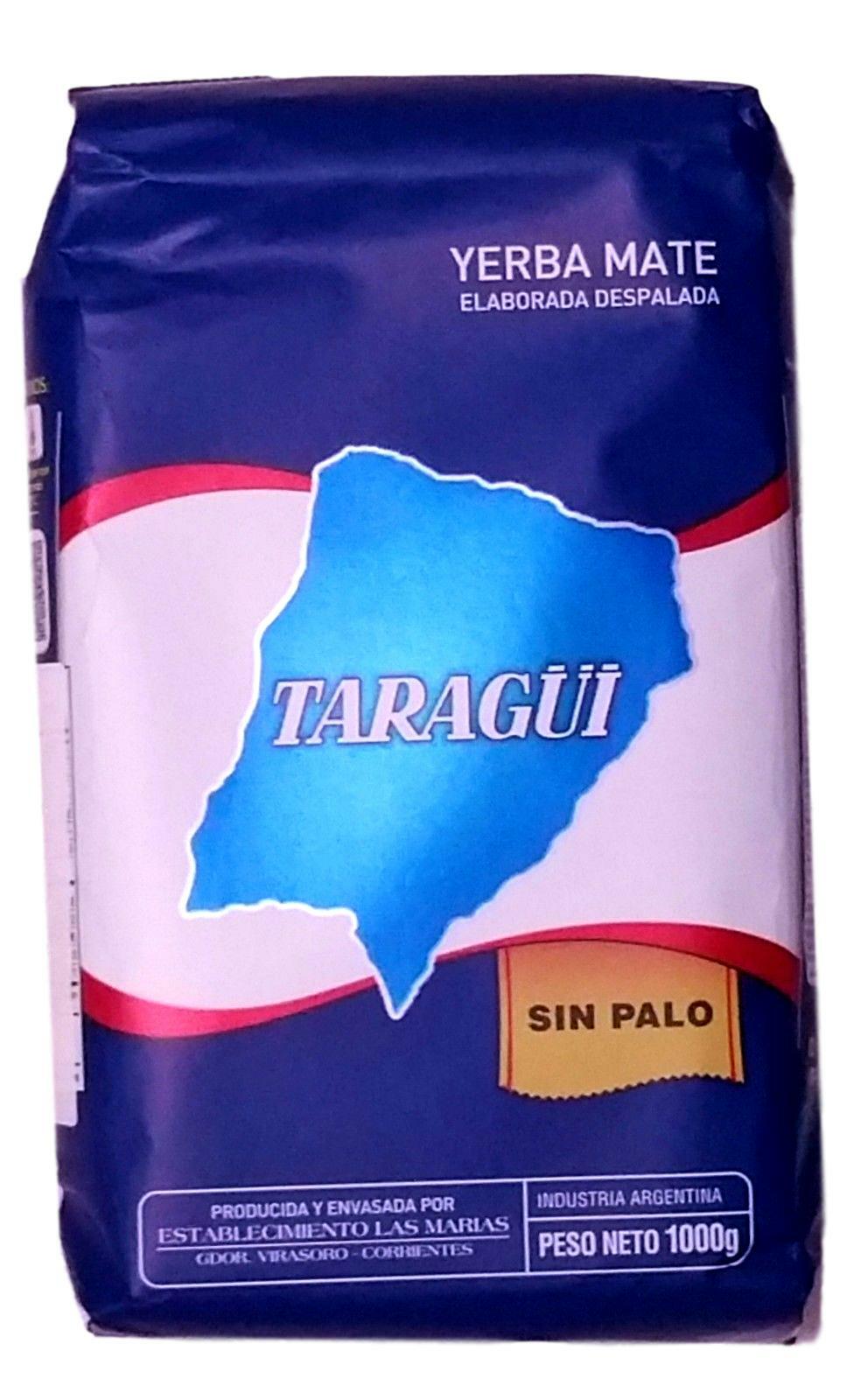 10 Pack***- Yerba Mate. Taragui con palo- Taragui sin palo- Union- L 2.2 Lbs**