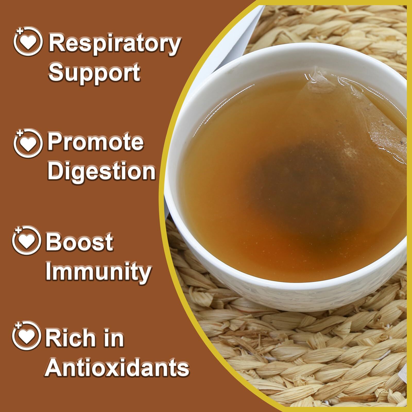 TEARELAE – Mullein Tea Bags For Lungs – 2.65 oz/75g 3g X 25 Bags – 100% Pure …