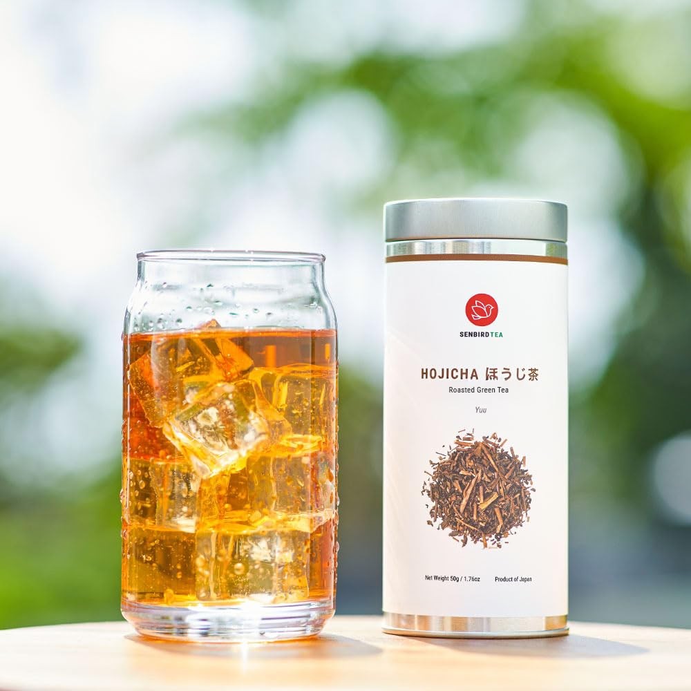 Senbird Premium Hojicha – Japanese Roasted Green Tea – From Shizuoka, Japan -…
