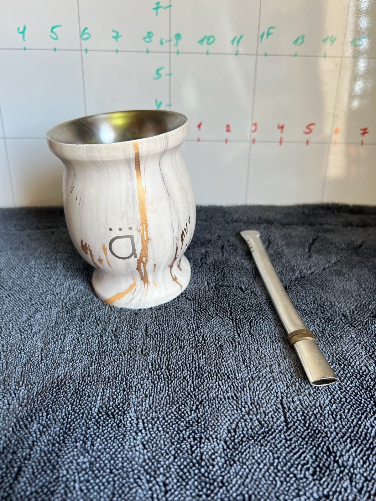 Mate Cup with Bombilla Straw – Stainless Steel Interior (Argentina Style)