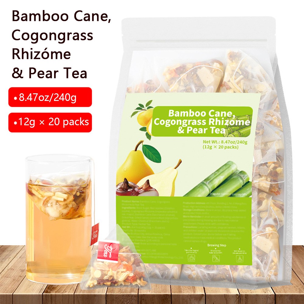 Bamboo Cane Cogongrass Rhizome Pear Tea Supports Healthy Digestive Enzymes