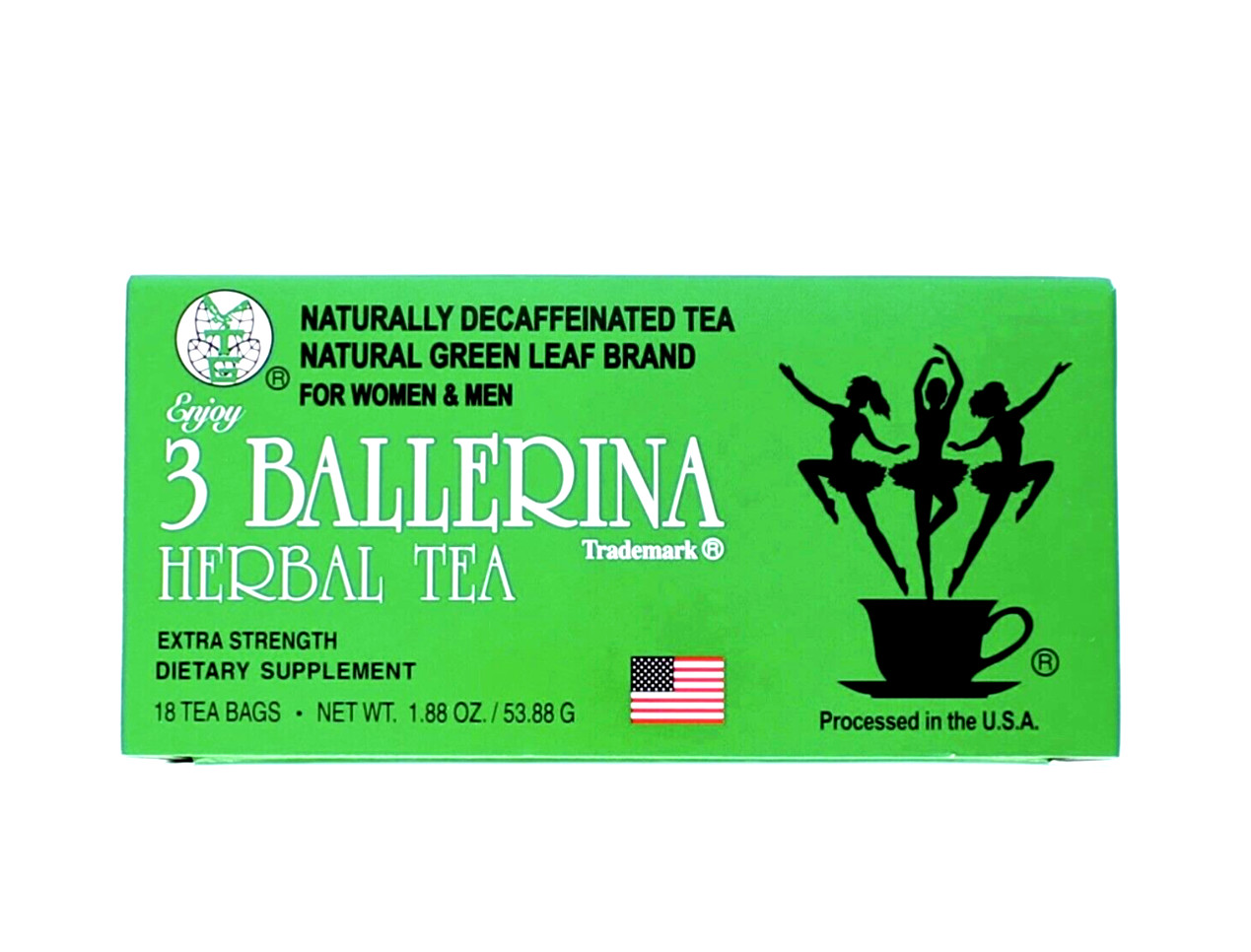 3 BALLERINA TEA DIETERS DRINK EXTRA STRENGTH, 1.88oz /18 tea bags Exp: 4/11/2025