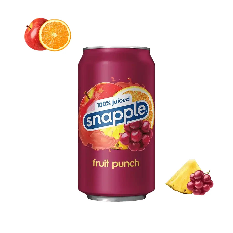 Snapple Fruit Punch, 11.5 FL oz (Pack of 12)
