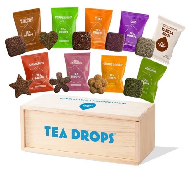 Tea Drops Mother’s Day Gift Organic Dissolvable Loose Leaf Tea 9 Flavors Chai