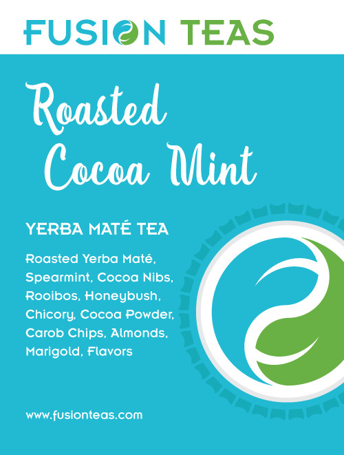 Roasted Cocoa Mint Yerba Mate – Loose Leaf Tea – High Caffeine – Fusion Teas