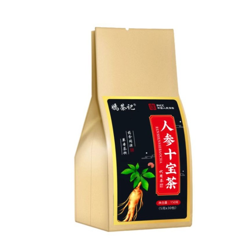 150g Authentic Ginseng Ten Bao Tea Men’s Kidney Tea Health Preservation Tea Bag