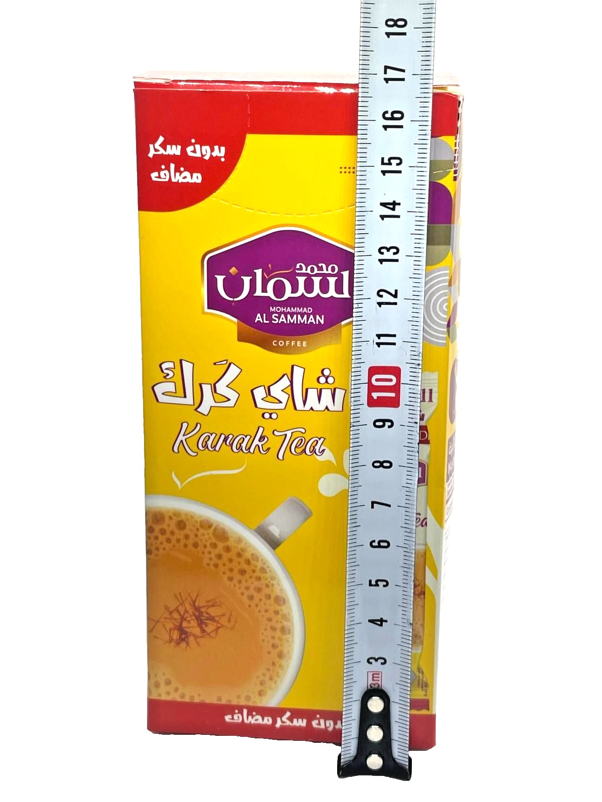 Stick Packs of AL Samman Karak Tea with Cardamom and Saffron No Sugar Add 13gm
