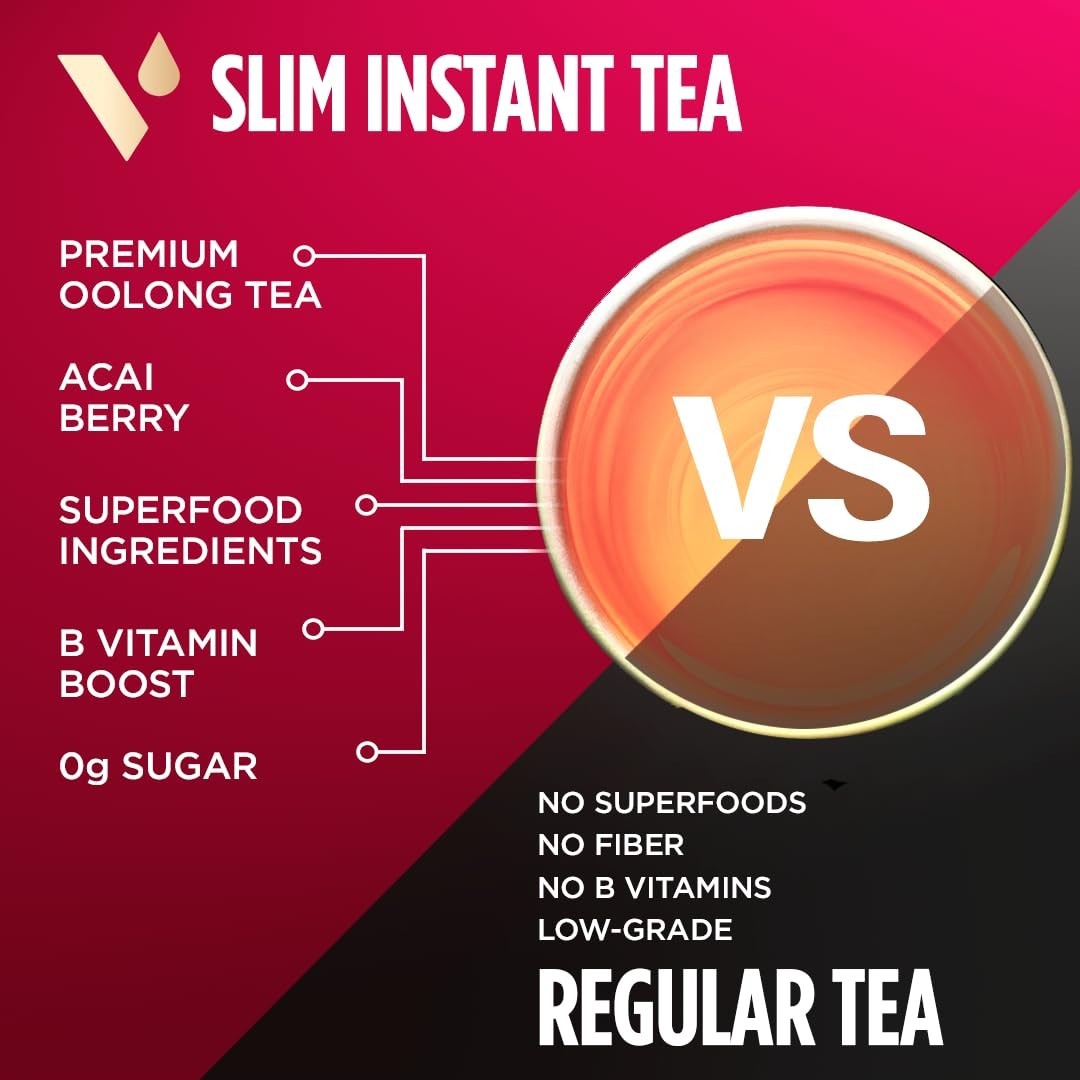 Slim Tea with B Vitamins & Acai, 24 Sticks