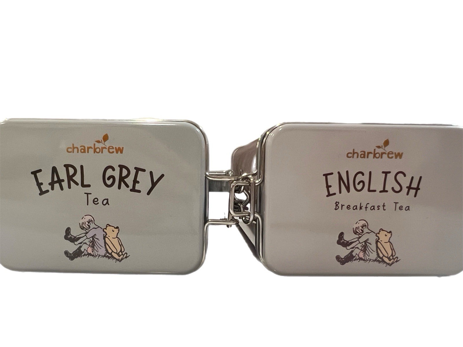 Charbrew Earl Grey & English Breakfast Tea Set Tins 60 Bags Each