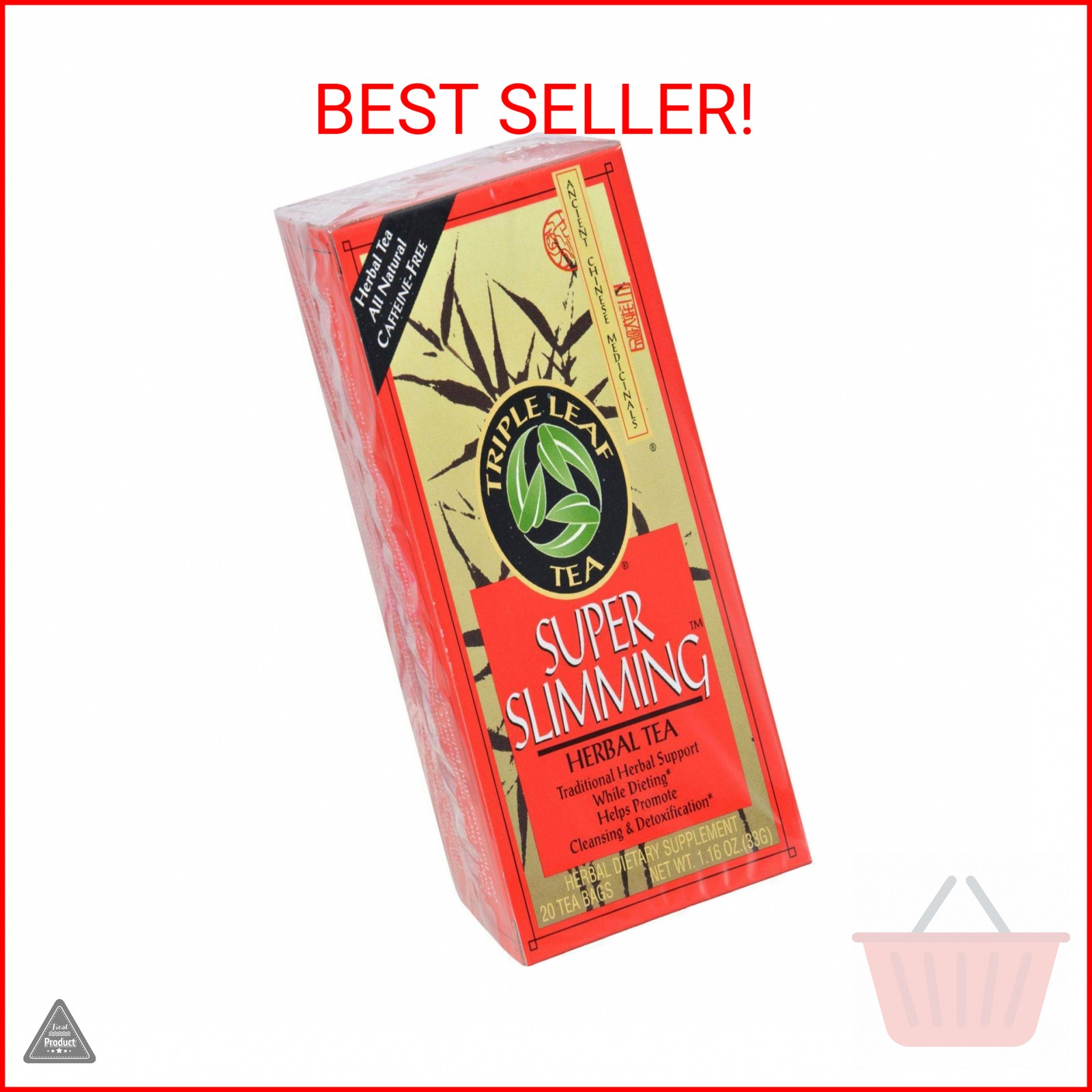 Triple Leaf Super Slimming Triple Leaf Tea Bags – 20 ct, 1.4 Oz