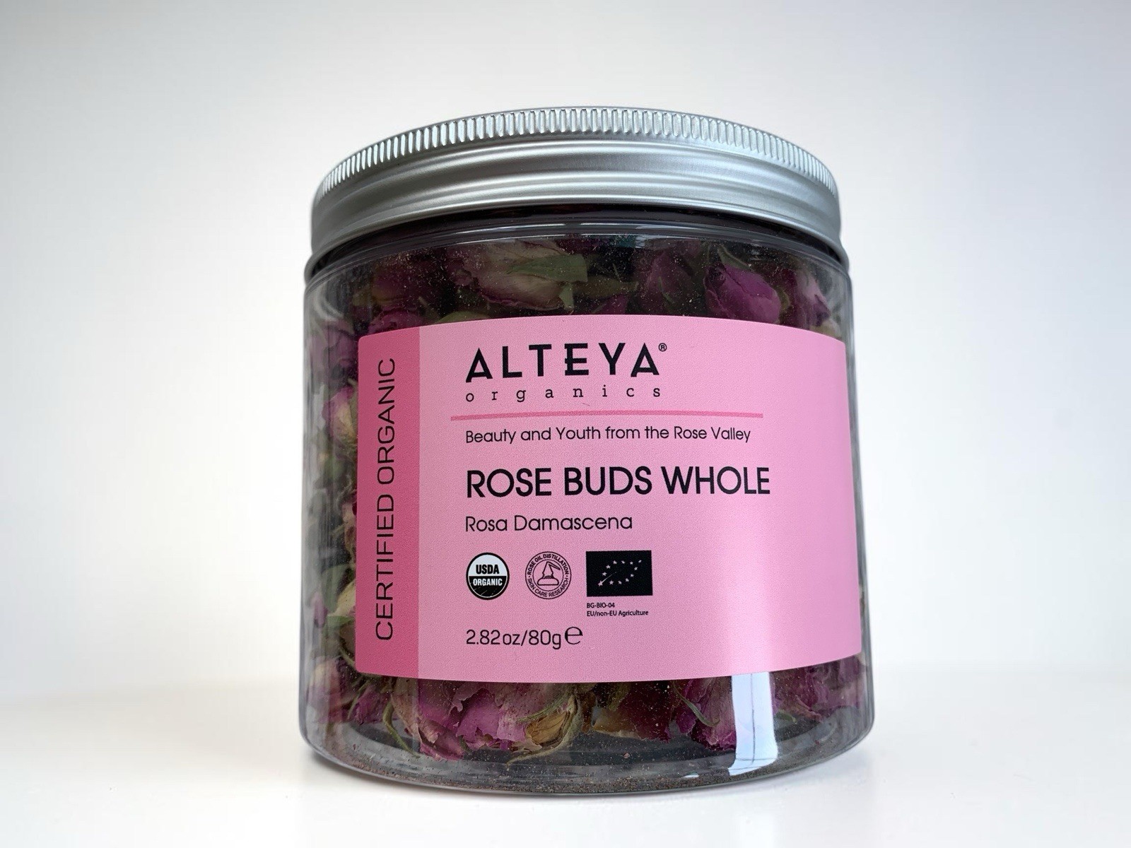 Alteya Organics USDA Organic Rose Bud Tea – 2.82oz./80g.