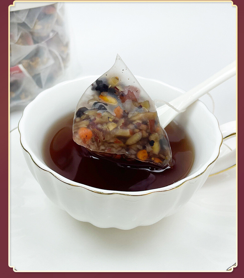 Date Tea for Men Energy and Wellness Support Ginseng Mulberry Goji Berry Red
