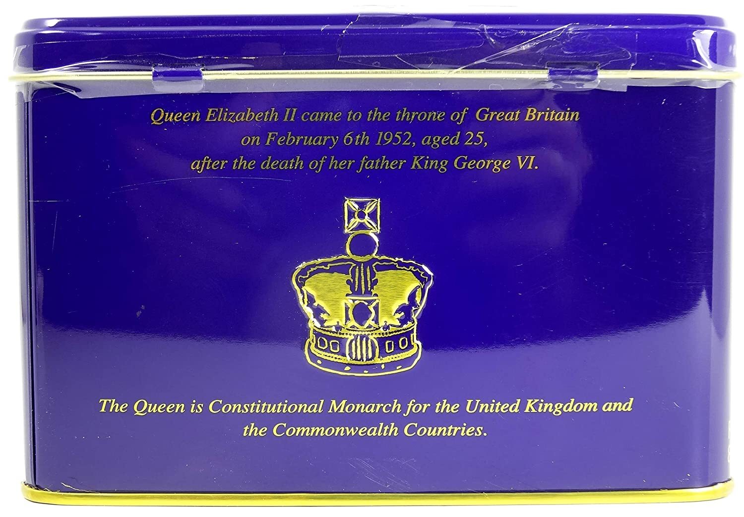QUEEN ELIZABETH II OF GREAT BRITAIN TIN ENGLISH BREAKFAST TEA 40 TEABAGS COLLEC