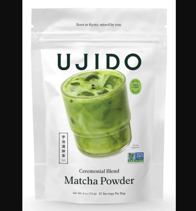 Ujido Ceremonial Blend Matcha Green Tea Powder 4 oz – FRESH LOT OF 2 BAGS!!
