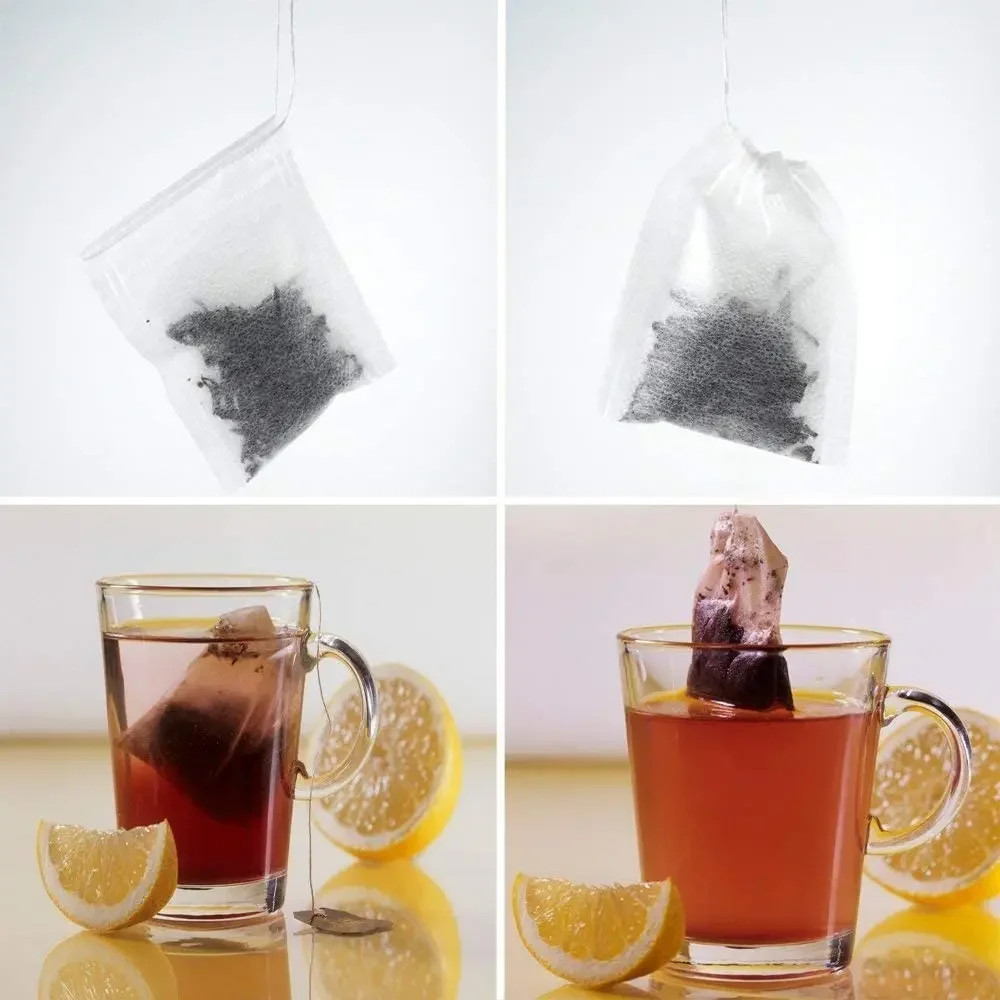 Disposable Teabags Empty Scented Tea Bags with String Heal Seal Filter Paper for