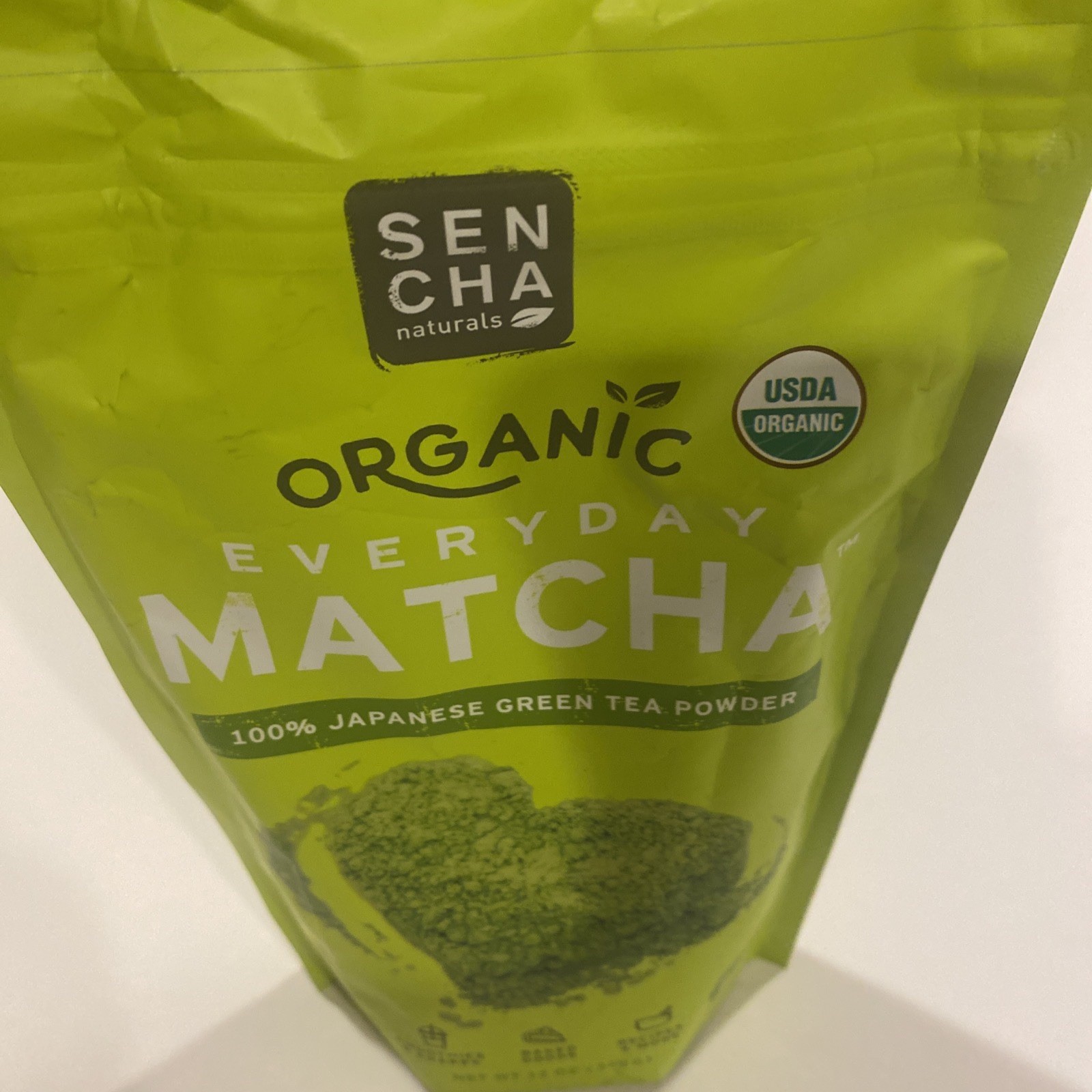 Sencha Naturals 100% Organic Matcha Green Tea Powder 12 Ounce Bag EXP 09/30/2027