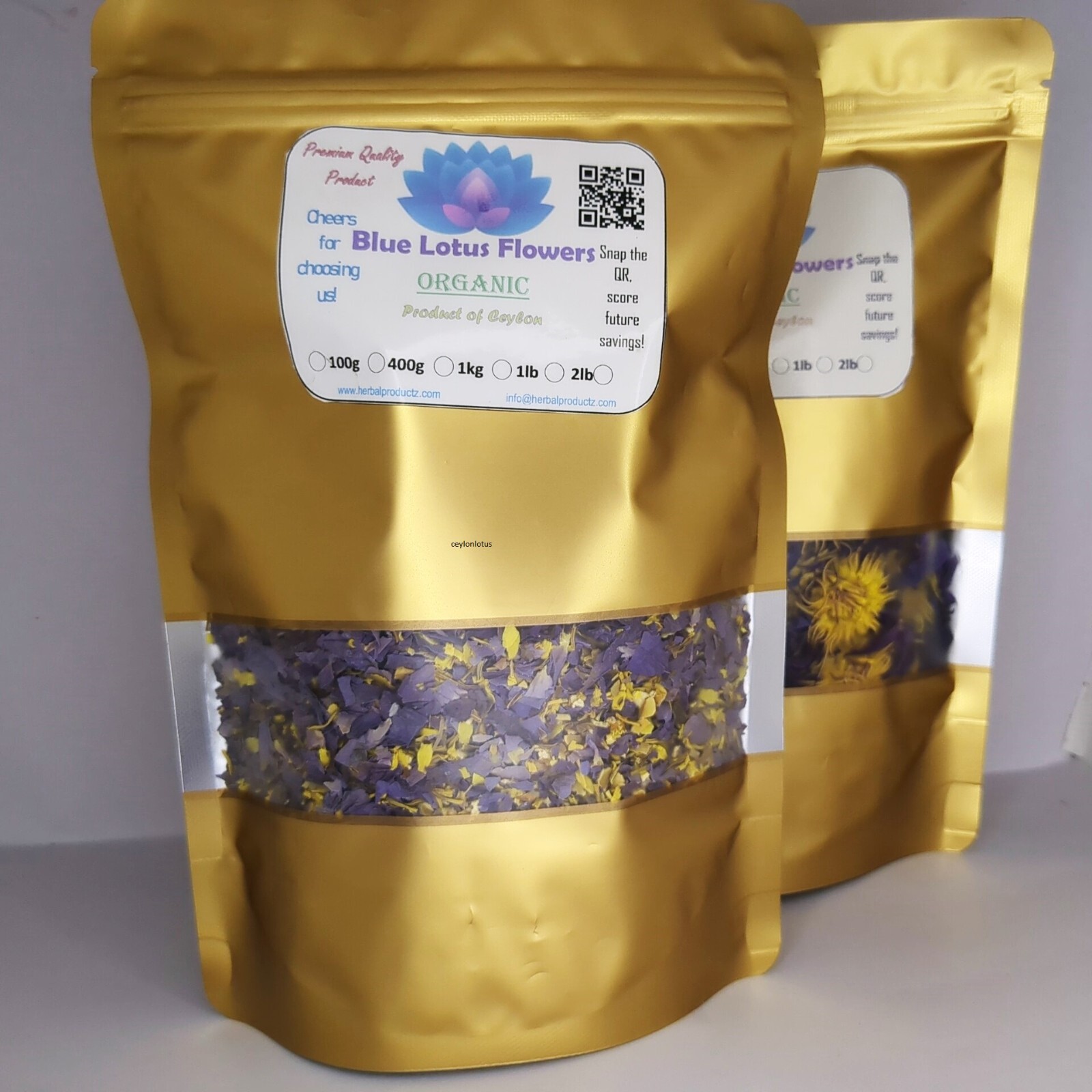 Dried Blue Lotus Cut Flower Pure Nymphaea Caerulea Organic Natural Tea/Smoke 30g