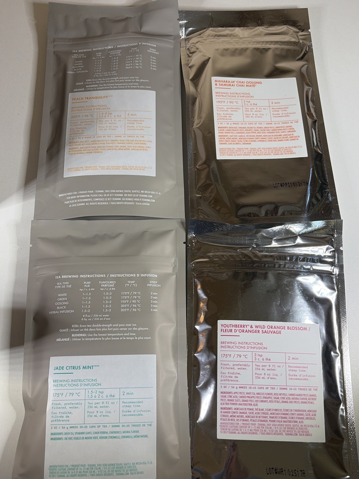 TEAVANA Start Steeping ARTISANAL BREWING KIT Platinum Edition NIB Craft Tea