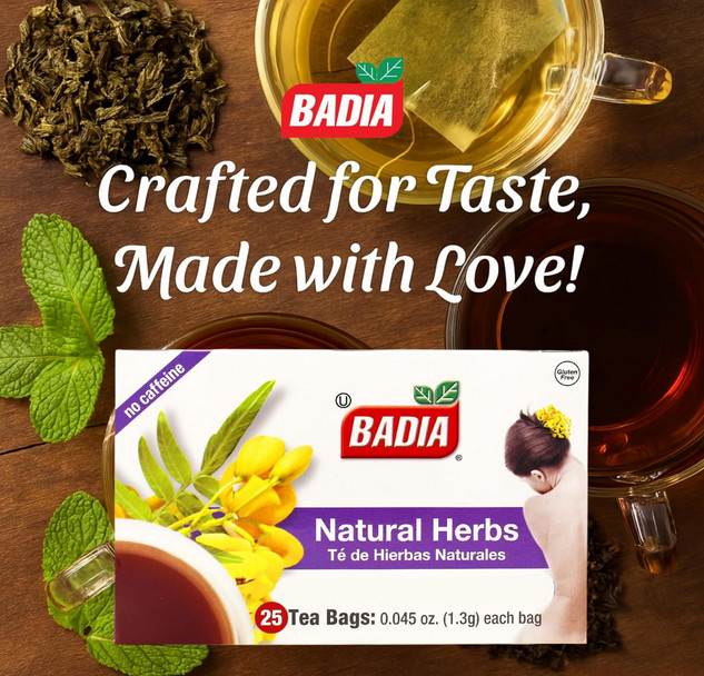 Badia-Natural Herbs Slimming/Slim Tea Lose Weight Detox(4 Packs )100 tea bags