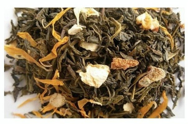 Ginger Orange Peach Black tea Organic loose leaf or tea bags choose qty