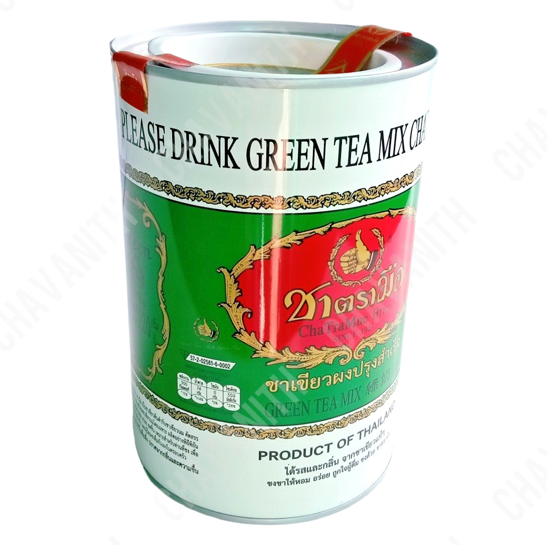 ChaTraMue Green Tea Mix Powder Tin Can 7.76 oz (220 g)【US DDP】