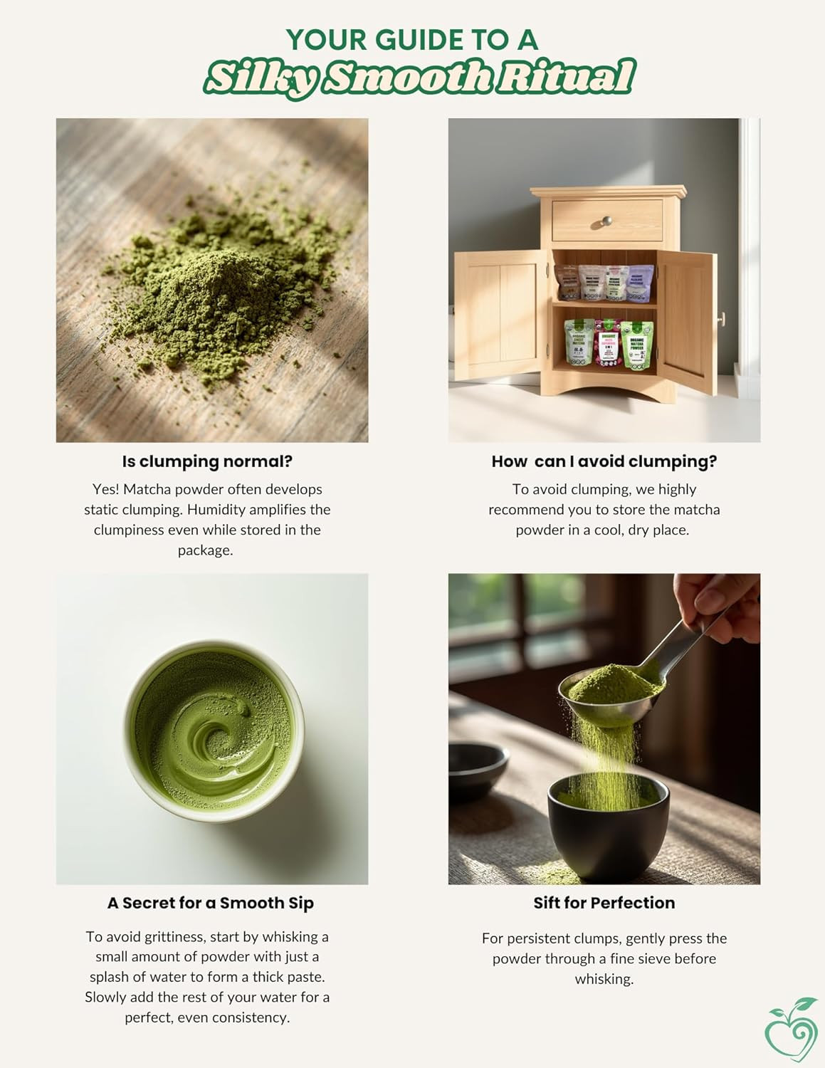 Cherie Sweet Heart Organic Matcha Green Tea Powder – Premium Culinary Grade, Aut