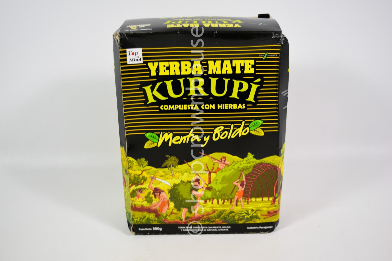 YERBA MATE Kurupi Compuesta Con Herbas Peppermint and Boldo 500g 10/07/2028