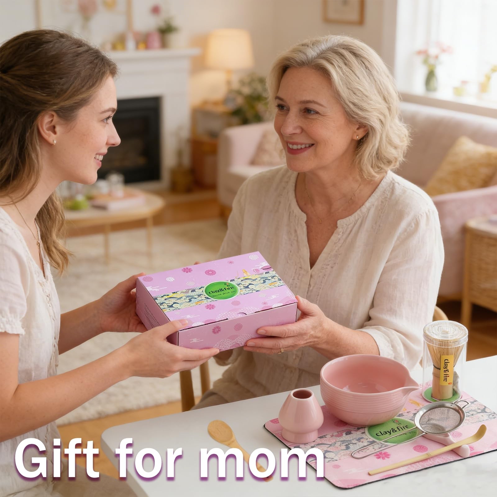 Matcha Whisk Set, 9 pcs Ceramic Matcha Set, Gifts for Women,Matcha Bowl with …