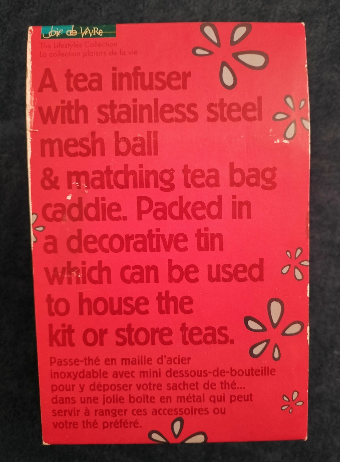 Tea Infuser And Caddie Kit