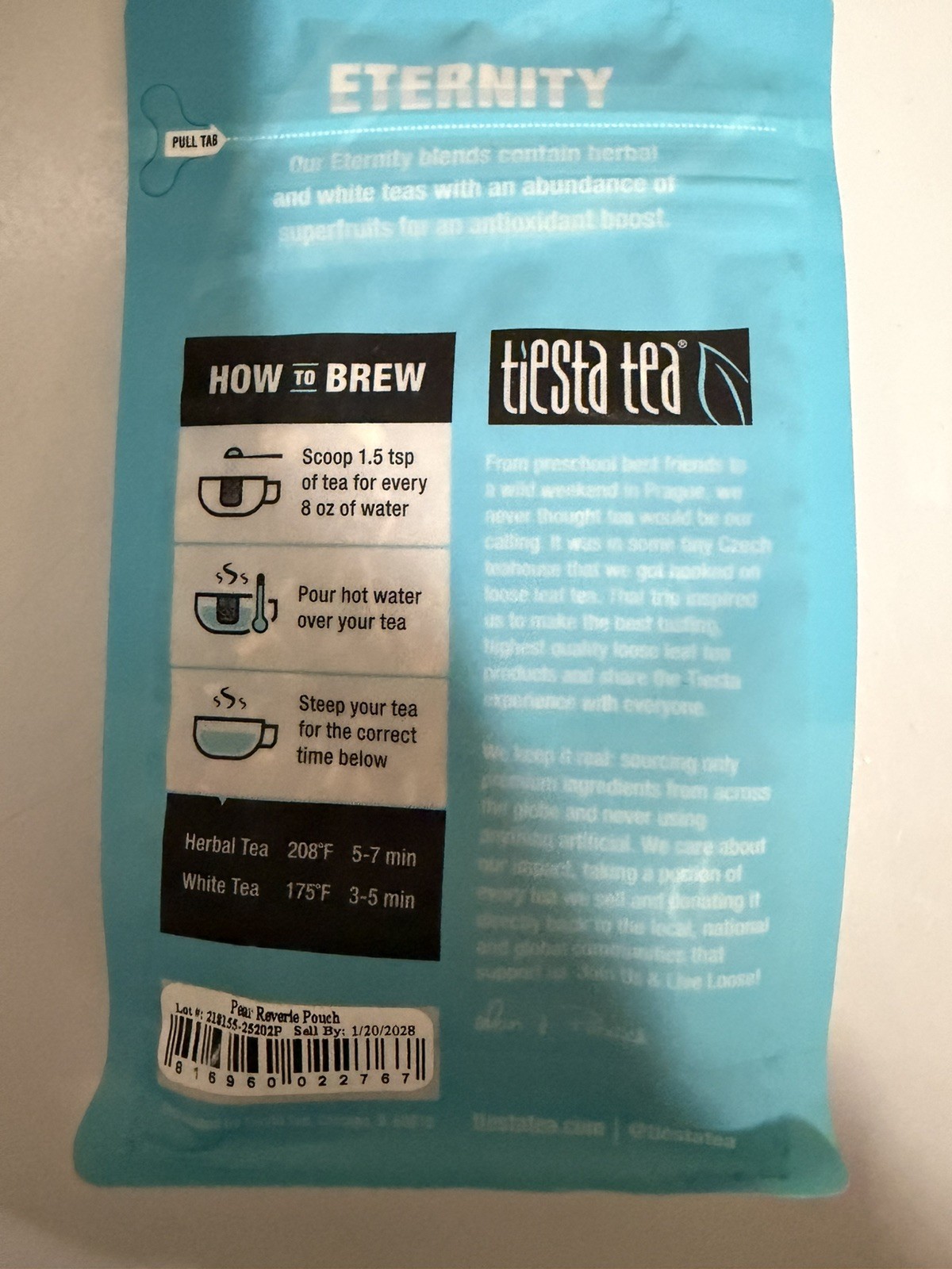 Tiesta Tea Thirteen 2.5 oz Bags (Brews 20-25 cups) Assorted Flavors