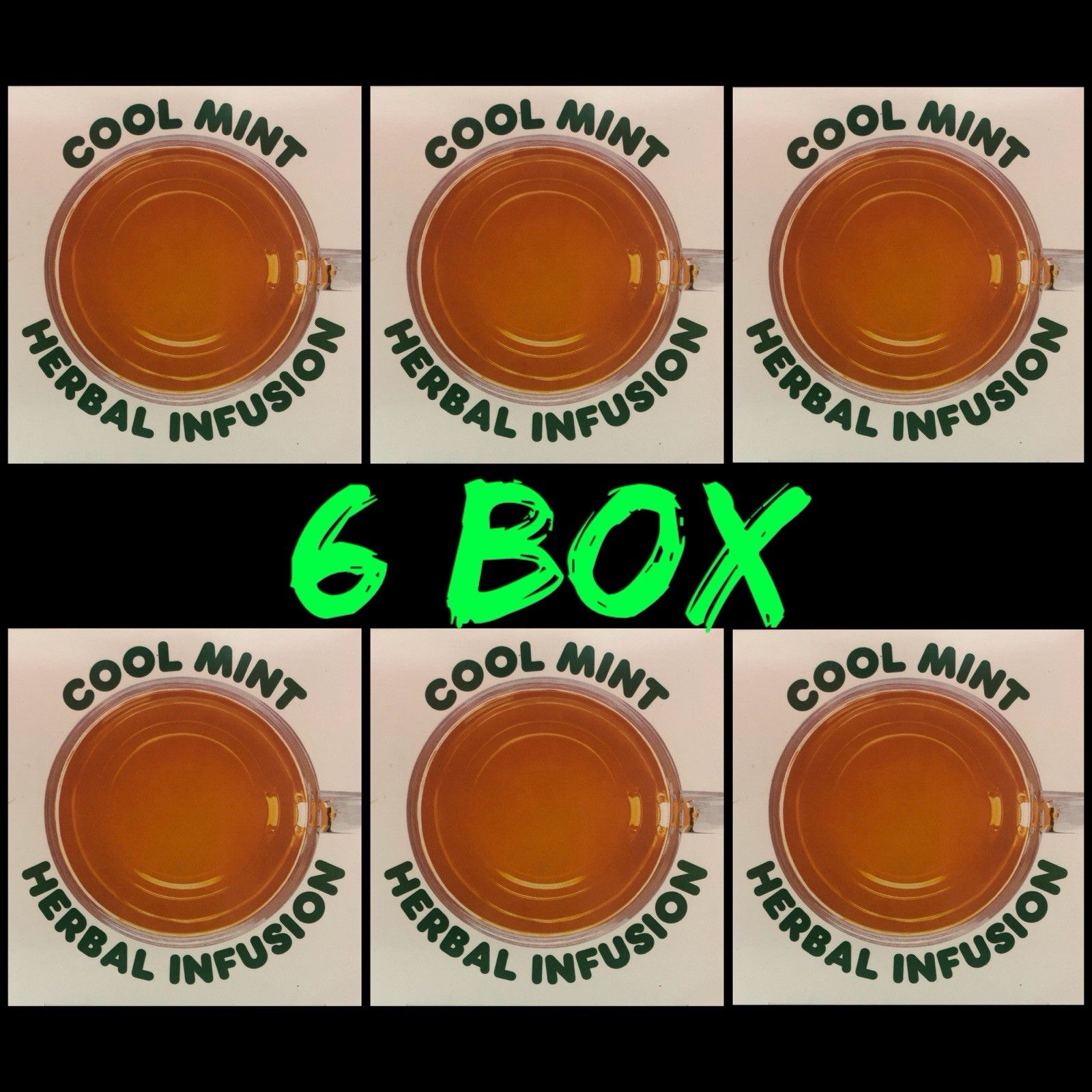 Dunkin Cool Mint Herbal Infusion Tea Total 90 Tea bags Enliven Your Senses 6 Box