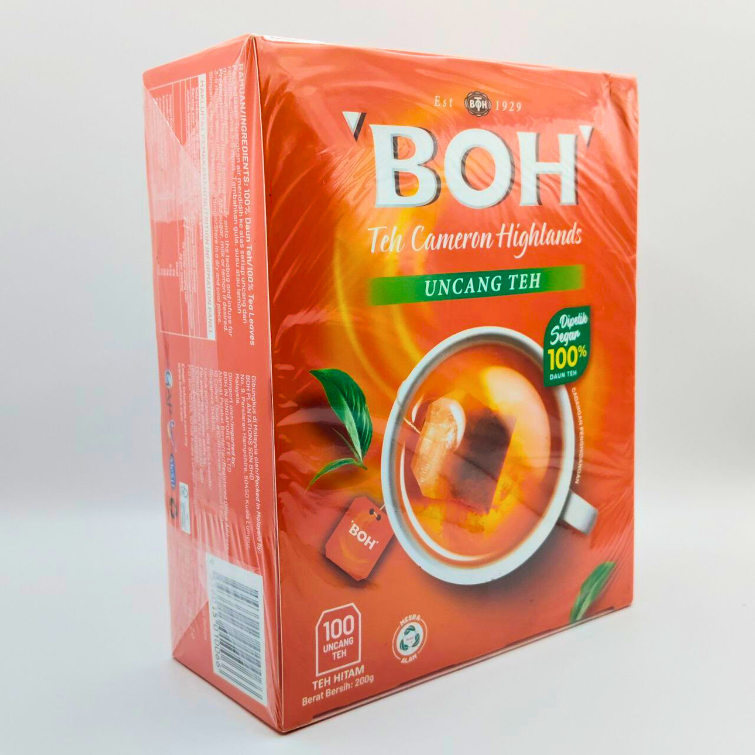 BOH Tea Sachet Tea Cameron Highlands (100pcs) 200g Free Shipping